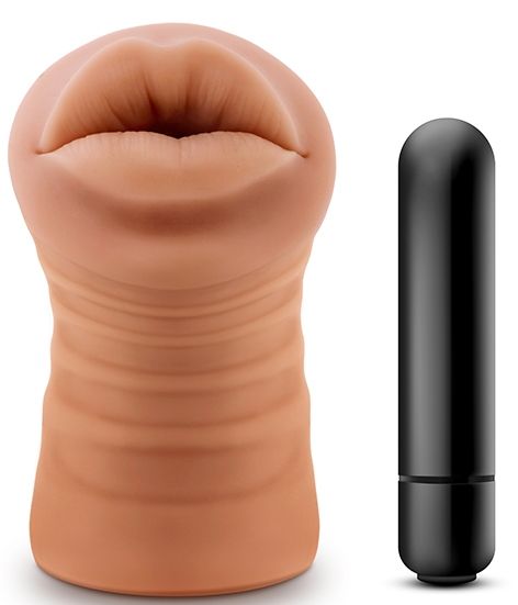 Кофейный мастурбатор-ротик Isabella - Blush Novelties - в Кисловодске купить с доставкой