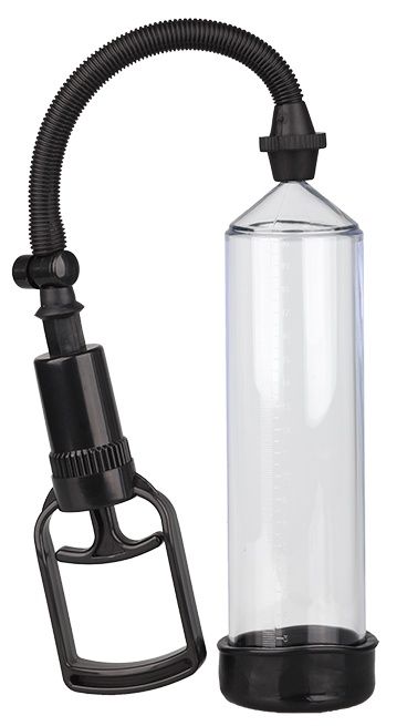 Прозрачная вакуумная помпа TRIGGER HANDLE PENIS PUMP - Dream Toys - в Кисловодске купить с доставкой