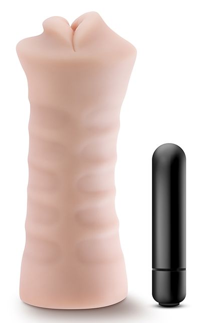 Телесный мастурбатор-ротик Angie - Blush Novelties - в Кисловодске купить с доставкой