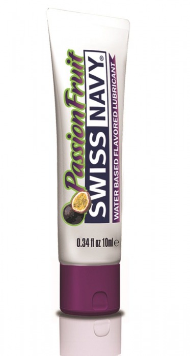 Лубрикант Swiss Navy Passion Fruit Lube с ароматом маракуйи - 10 мл. - Swiss navy - купить с доставкой в Кисловодске