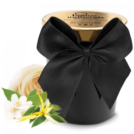 Массажная свеча Aphrodisia с цветочным ароматом - 70 мл. - Bijoux Indiscrets - купить с доставкой в Кисловодске