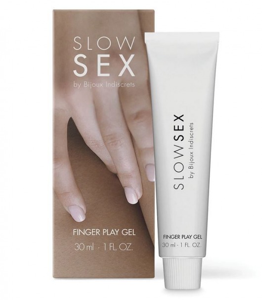 Гель для мастурбации с ароматом кокоса Slow Sex Finger Play Gel - 30 мл. - Bijoux Indiscrets - купить с доставкой в Кисловодске
