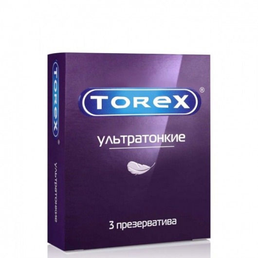 Презервативы Torex  Ультратонкие  - 3 шт. - Torex - купить с доставкой в Кисловодске