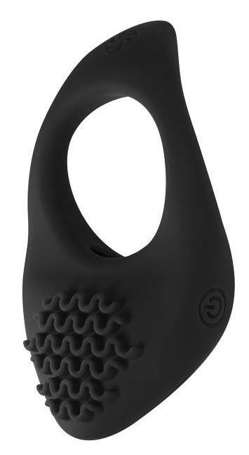Черное эрекционное виброкольцо Pure Passion Moonshine - Lola Games - в Кисловодске купить с доставкой