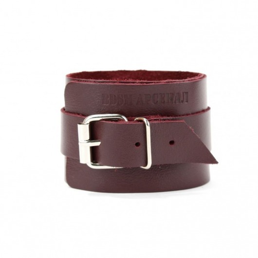 Бордовые оковы на ноги Ladys Arsenal - БДСМ Арсенал - купить с доставкой в Кисловодске