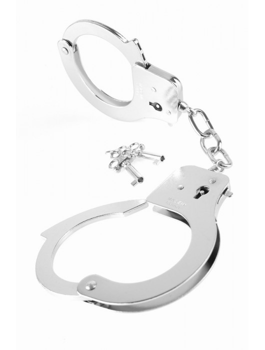 Металлические серебристые наручники Designer Metal Handcuffs - Pipedream - купить с доставкой в Кисловодске