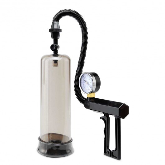 Черная мужская помпа PISTOL-GRIP POWER - Pipedream - в Кисловодске купить с доставкой