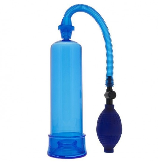 Синяя вакуумная помпа MENZSTUFF PENIS ENLARGER - Dream Toys - в Кисловодске купить с доставкой