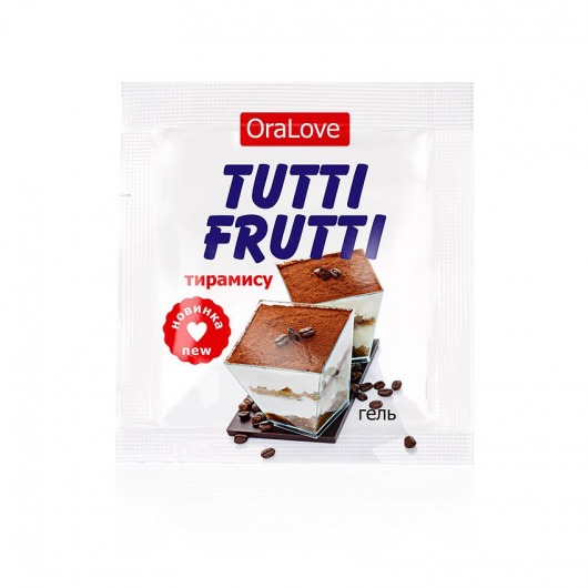 Пробник гель-смазки Tutti-frutti со вкусом тирамису - 4 гр. - Биоритм - купить с доставкой в Кисловодске