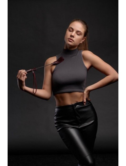 Бордовый стек Ladys Arsenal - 24 см. - БДСМ Арсенал - купить с доставкой в Кисловодске