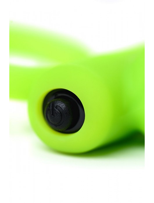 Зеленое эрекционное виброкольцо на пенис Cock Ring - A-toys - в Кисловодске купить с доставкой