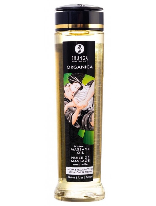 Массажное масло без аромата Organica - 240 мл. - Shunga - купить с доставкой в Кисловодске