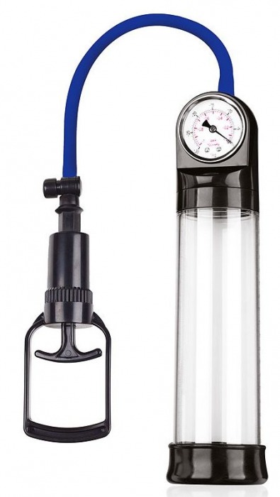 Прозрачная вакуумная помпа Sex Expert с манометром - Sex Expert - в Кисловодске купить с доставкой