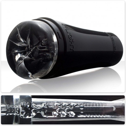 Черный мастурбатор-анус Fleshlight - Flight Pilot - Fleshlight - в Кисловодске купить с доставкой