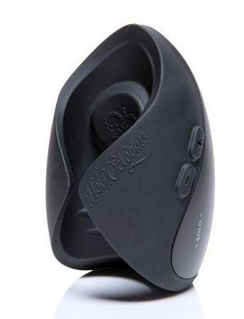 Черный инновационный мужской вибратор PULSE SOLO ESSENTIAL - Hot Octopuss - в Кисловодске купить с доставкой