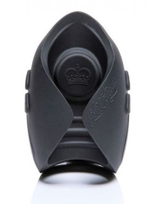 Темно-серый инновационный мужской осциллятор PULSE SOLO LUX с пультом ДУ - Hot Octopuss - в Кисловодске купить с доставкой