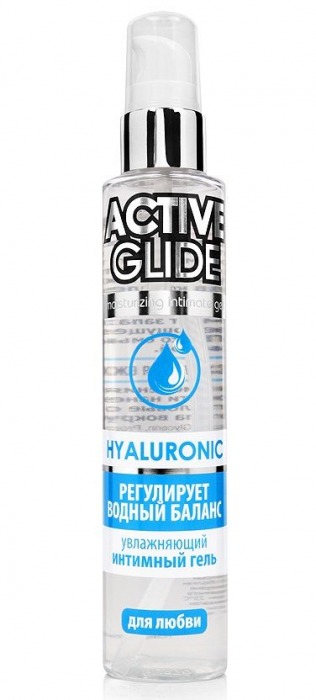 Увлажняющий интимный гель Active Glide Hyaluronic - 100 гр. - Биоритм - купить с доставкой в Кисловодске