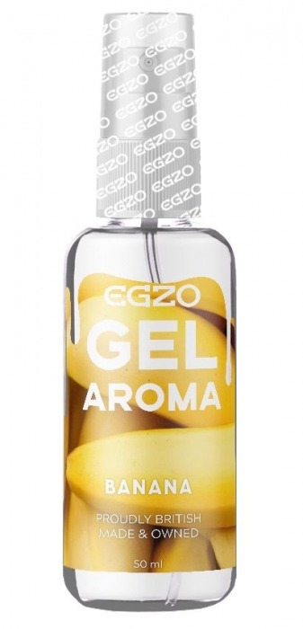 Интимный лубрикант EGZO AROMA с ароматом банана - 50 мл. - EGZO - купить с доставкой в Кисловодске