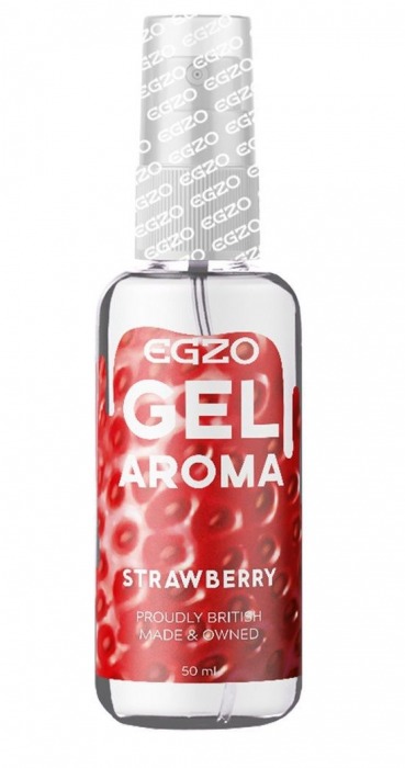 Интимный лубрикант EGZO AROMA с ароматом клубники - 50 мл. - EGZO - купить с доставкой в Кисловодске