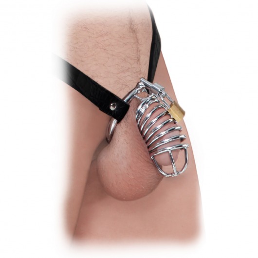 Кольцо верности Extreme Chastity Belt с фиксацией головки - Pipedream - купить с доставкой в Кисловодске