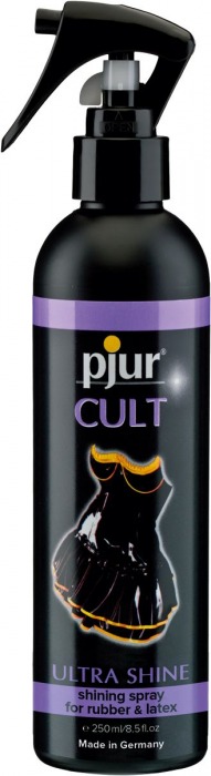 Спрей для ухода за одеждой из латекса pjur CULT Ultra Shine - 250 мл. - Pjur - купить с доставкой в Кисловодске