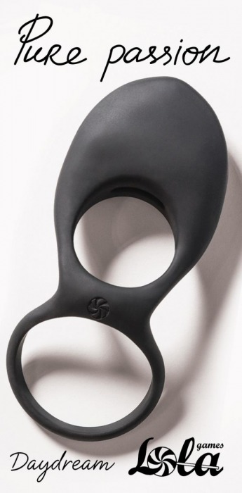Черное эрекционное виброкольцо Daydream - Lola Games - в Кисловодске купить с доставкой