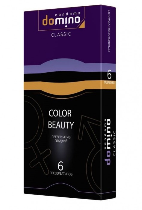 Разноцветные презервативы DOMINO Colour Beauty - 6 шт. - Domino - купить с доставкой в Кисловодске