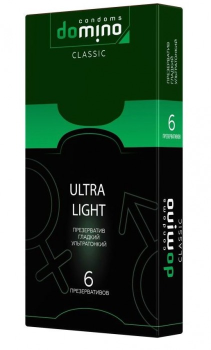 Супертонкие презервативы DOMINO Ultra Light - 6 шт. - Domino - купить с доставкой в Кисловодске