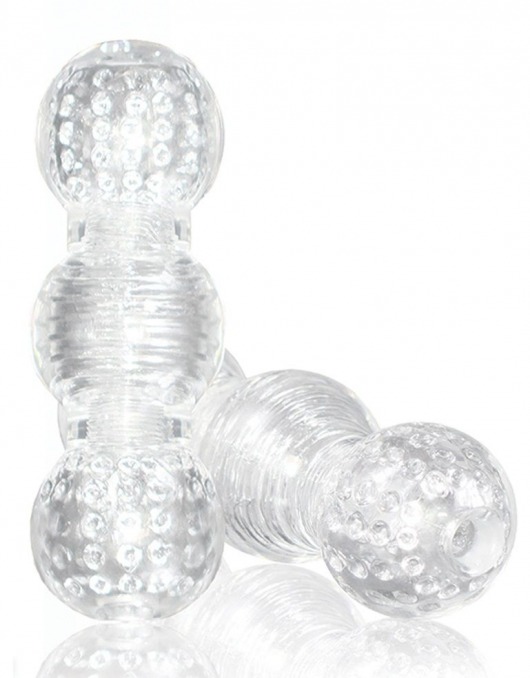 Прозрачный фигурный мастурбатор Master Stroker - Blush Novelties - в Кисловодске купить с доставкой