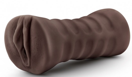 Коричневый мастурбатор-вагина Hot Chocolate Brianna - Blush Novelties - в Кисловодске купить с доставкой