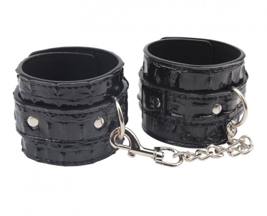 Черные наручники Surrender Wrist Restraints - Chisa - купить с доставкой в Кисловодске