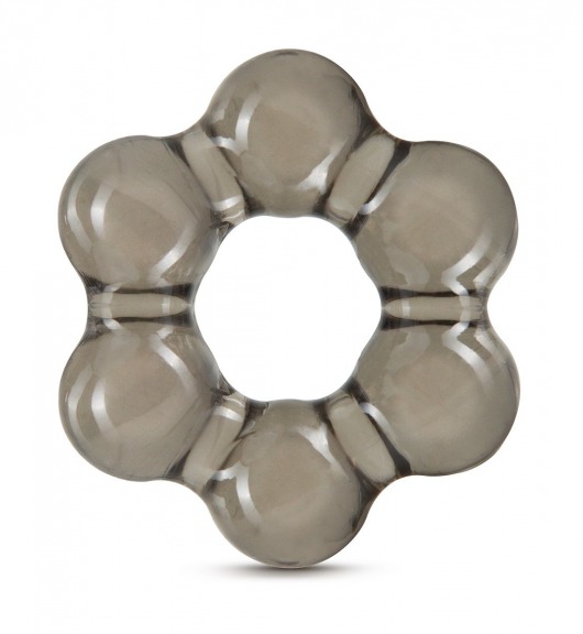 Дымчатое эрекционное кольцо Stay Hard Thick Bead Cock Ring - Blush Novelties - в Кисловодске купить с доставкой