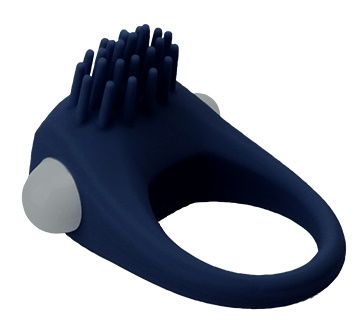Синее эрекционное виброкольцо STIMU RING - Dream Toys - в Кисловодске купить с доставкой