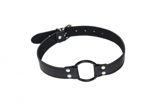 Черный кляп-кольцо Modesty - Lola Games - купить с доставкой в Кисловодске