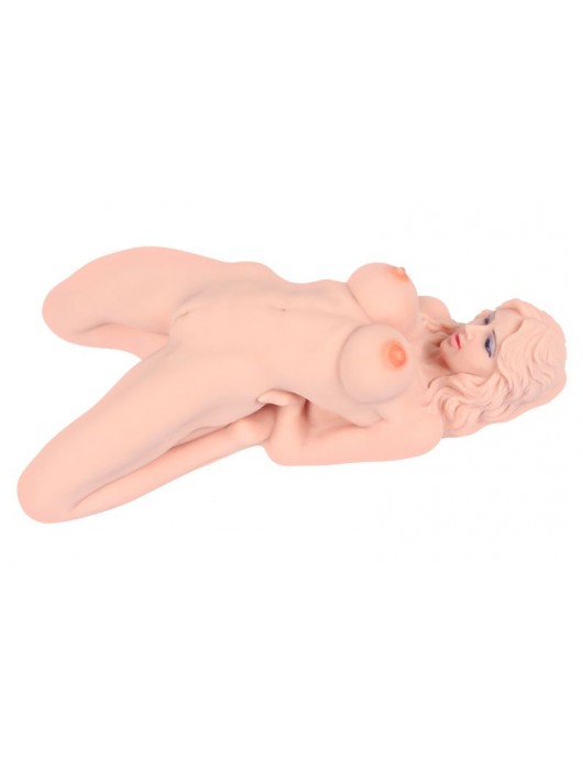 Телесный мастурбатор Veronia с двойным слоем материала - KOKOS - в Кисловодске купить с доставкой