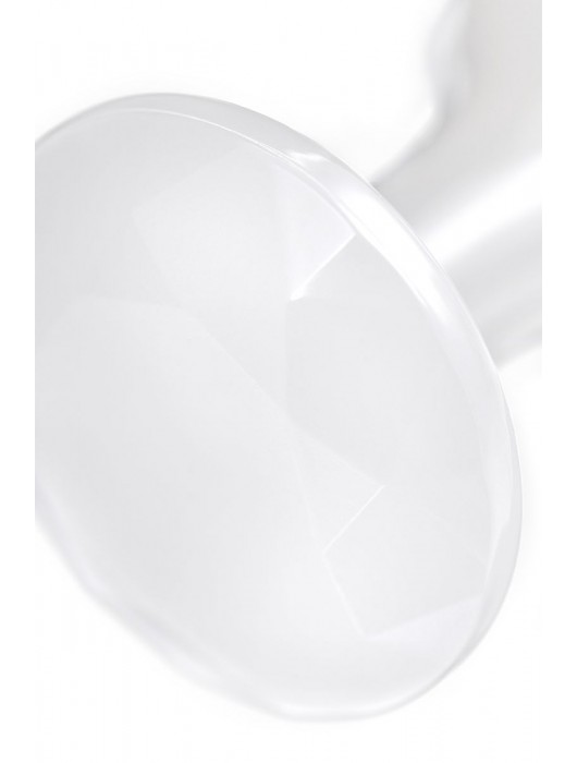 Белая акриловая анальная втулка - 9,5 см. - Toyfa Basic