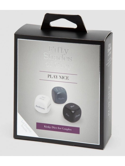 Игральные кубики для пар Play Nice - Fifty Shades of Grey - купить с доставкой в Кисловодске