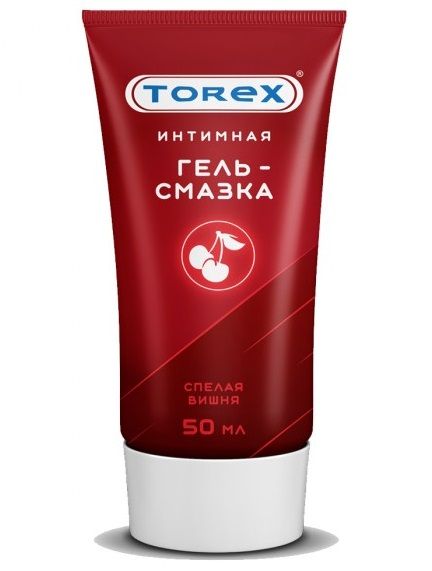Смазка на водной основе TOREX  Спелая вишня  - 50 мл. - Torex - купить с доставкой в Кисловодске