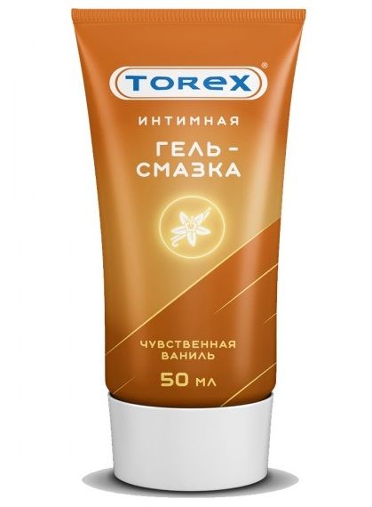 Смазка на водной основе TOREX  Чувственная ваниль  - 50 мл. - Torex - купить с доставкой в Кисловодске