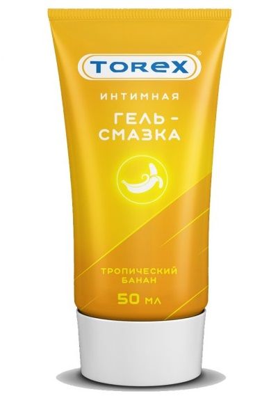 Смазка на водной основе TOREX  Тропический банан  - 50 мл. - Torex - купить с доставкой в Кисловодске