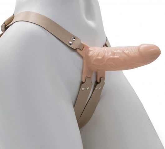 Телесный мужской парапротез MEN STYLE - 15 см. - LOVETOY (А-Полимер) - купить с доставкой в Кисловодске