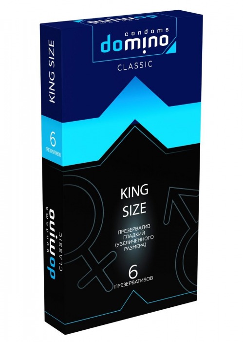 Презервативы увеличенного размера DOMINO Classic King size - 6 шт. - Domino - купить с доставкой в Кисловодске