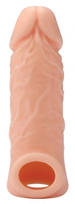 Телесная насадка EXTENDER WITH BALL STRAP 5.5 - 14 см. - Dream Toys - в Кисловодске купить с доставкой