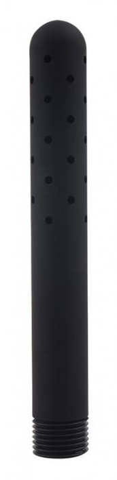 Черная насадка для анального душа ANAL DOUCHE - 15 см. - Dream Toys - купить с доставкой в Кисловодске