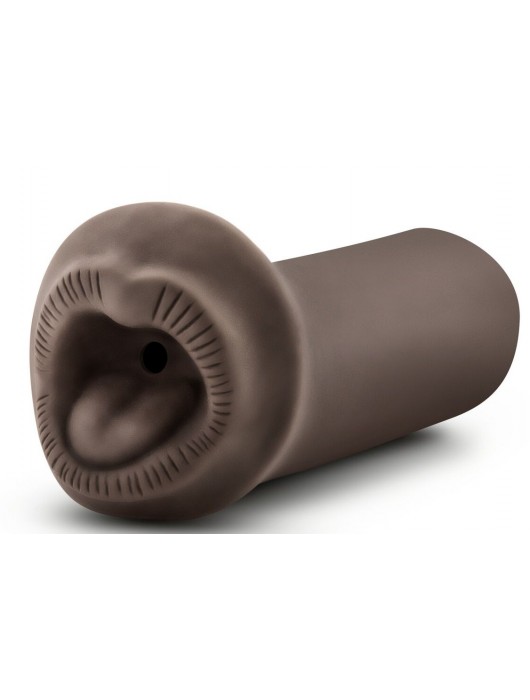 Коричневый мастурбатор-ротик Naughty Nicole - Blush Novelties - в Кисловодске купить с доставкой