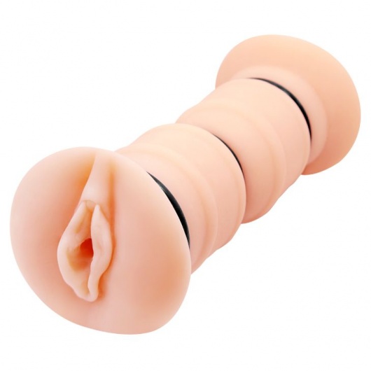 Телесный вибромастурбатор-вагина Michelle - Baile - в Кисловодске купить с доставкой