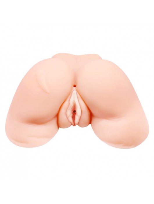 Телесная вибровагина Julie с 2 рабочими отверстиями - Baile - в Кисловодске купить с доставкой