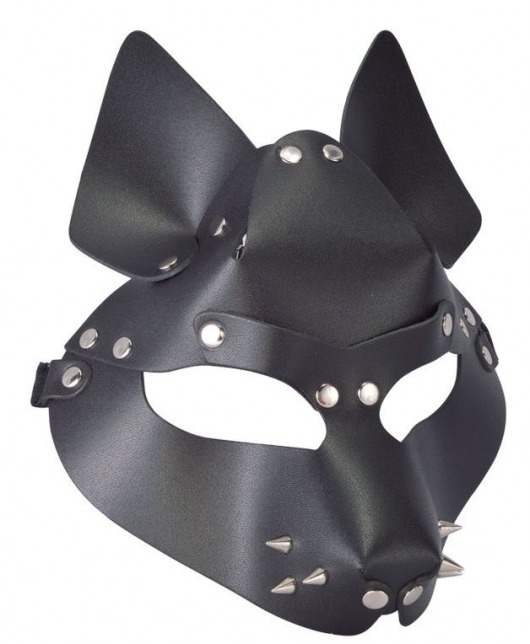 Черная маска Wolf с шипами - Sitabella - купить с доставкой в Кисловодске