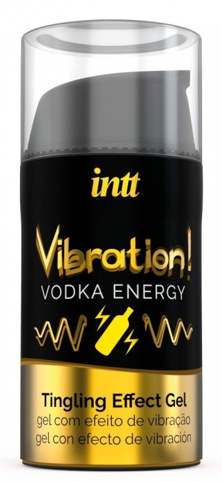 Жидкий интимный гель с эффектом вибрации Vibration! Vodka Energy - 15 мл. - INTT - купить с доставкой в Кисловодске