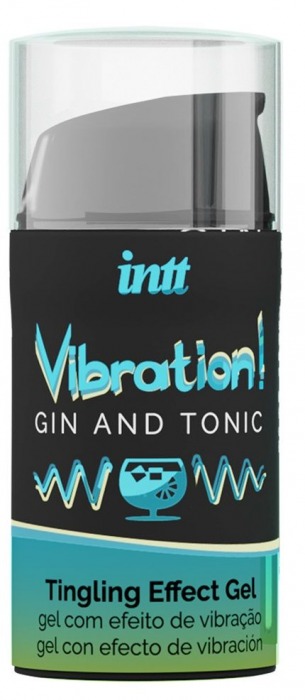 Жидкий интимный гель с эффектом вибрации Vibration! Gin   Tonic - 15 мл. - INTT - купить с доставкой в Кисловодске